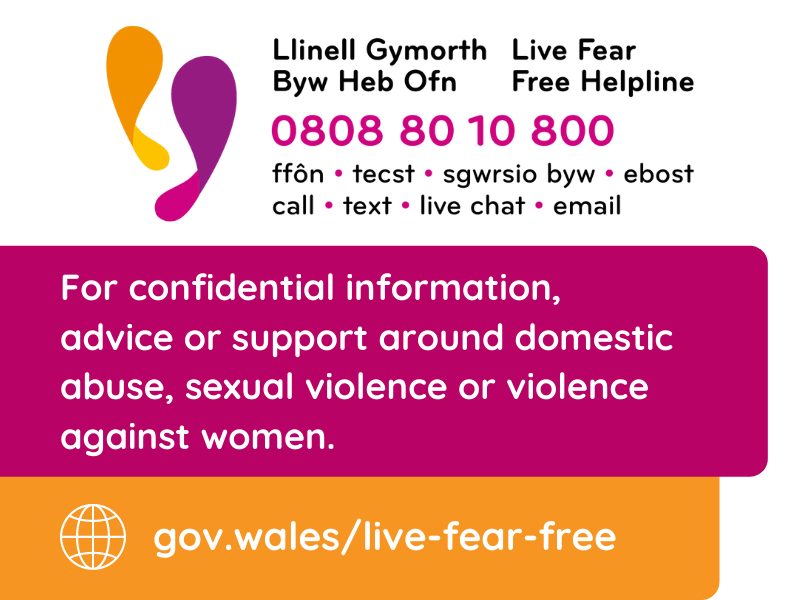 Welsh Women’s Aid successful in Live Fear Free bid