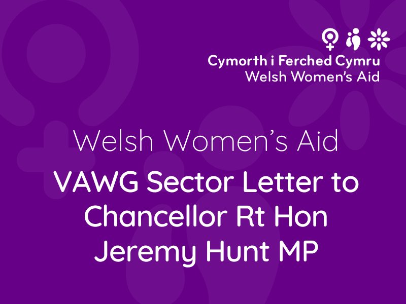 VAWG Sector Letter to Chancellor Rt Hon Jeremy Hunt MP